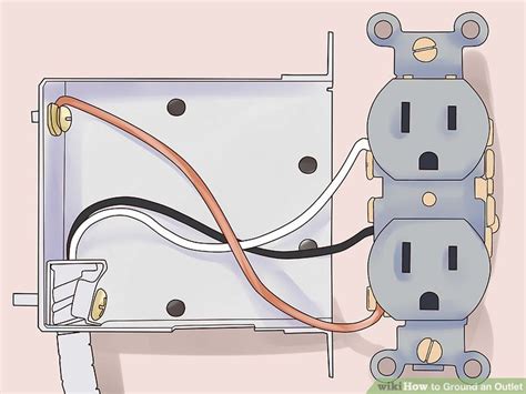 how to ground an outlet metal box|replacing outlets with grounded.